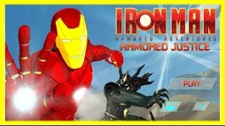 Iron Man Armored Adventures Armored Justice  Iron Man Games [upl. by Dorman172]