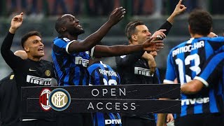 OPEN ACCESS  MILAN 02 INTER  BROZOVIC AND LUKAKU TURN MILANO BLACK amp BLUE 📹⚫🔵 [upl. by Mag]