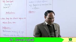 Ch4  Lec12  Graham s Law of Diffusion and Effusion Chemistry 11 Javedlqbal [upl. by Nickolaus342]