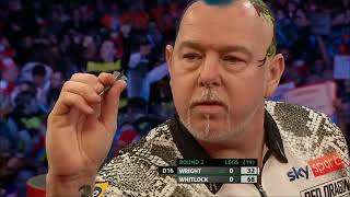 Peter Wright v Simon Whitlock  2022 The Masters  Round 2 [upl. by Perseus480]