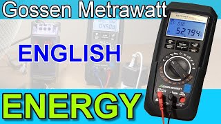 Power Meter amp Energy Meter amp Multimeter Gossen Metrawatt Metrahit Energy  Measurements amp Review [upl. by Arlee]