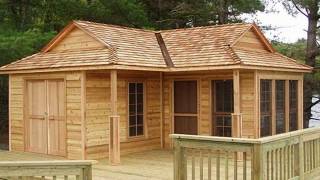 A Small Inexpensive Wood Cabin Kit that You Can Assemble Yourself for 23 to 29000 [upl. by Faria]