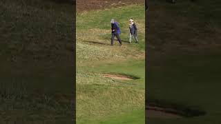 Rory McIlroys DAD makes incredible holeout 🙌 [upl. by Whitaker]