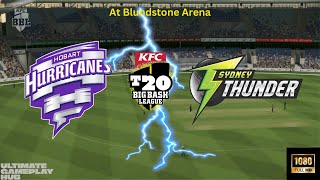 Sydney Thunder vs Hobart hurricanes  BBL13 at Blundstone Arena  Full HD 60FPS  Cricket 22 [upl. by Elbring]