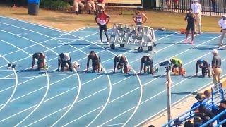 Erriyon Knighton goes 998 at Florida Relays [upl. by Eyssej478]