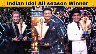 Indian Idol 13 Winner Runnerup  Indian Idol All seasons Winners 1 To 13 [upl. by Yerxa]