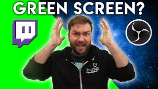 How to set up a Green Screen for your Twitch Stream [upl. by Eigla]