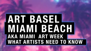 Art Basel Miami Beach  What Artists should know  November 2024  Matthew Langley Artvlog 022 [upl. by Nor]