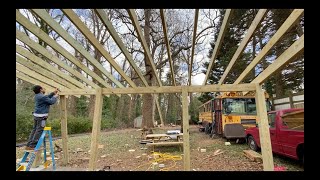 Building a Roof over my Patio [upl. by Pedaiah]