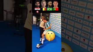 Ronaldo VS Neymar VS Salah VS De Bruyne  Againsts Freestyler😬 [upl. by Ahseram]