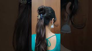 Very Easy Long Hair Juda Hairstyle🤩 Simple Daily Hairstyles hairstyle tutorial judabun longhair [upl. by Dominik]