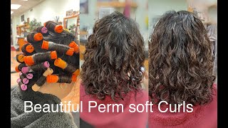 Soft Curls Perm beautiful medbig curls [upl. by Paley544]