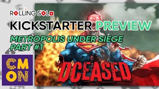 DCeased A Zombicide Game  Kickstarter Preview  Part 1 [upl. by Nadnal]