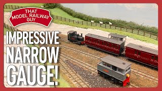 Impressive Narrow Gauge Shunting  Selborne 009 Model Railway [upl. by Scarlet]