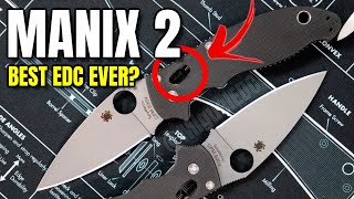 Best EDC Knife EVER  Spyderco Manix 2 C101GP2 Knife Review [upl. by Geminian]