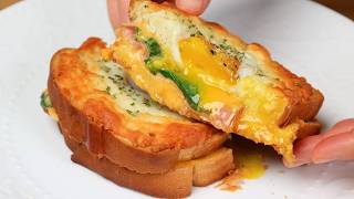 Its so easy and delicious You can make this toast EVERY MORNING for breakfast [upl. by Dennison]