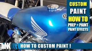 Custom Painting a Motorcycle Fuel Tank motorcyclepainting [upl. by Oiramed]