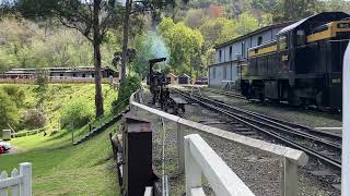 Puffing Billy Railway With Locomotive 14A At Belgrave Station Part 8 [upl. by Weiman976]