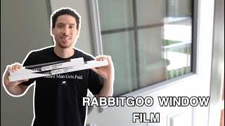 How to install Rabbitgoo window film Diy privacy screen from Amazon  Andre bhagwandat [upl. by Ahsele]