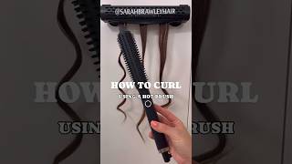 Hot Brush Curls 🙌 ghdrise hotbrush ghdhair hairstyle [upl. by Drofnas]