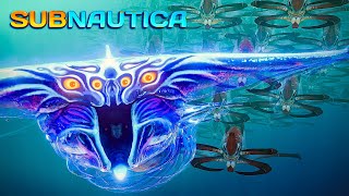 SUBNAUTICA 1000 REAPER LEVIATHANS versus GHOST LEVIATHAN [upl. by Shannon194]