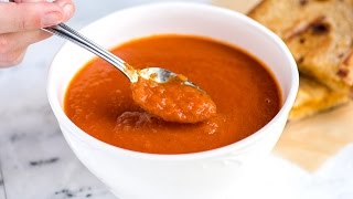 Easy Three Ingredient Tomato Soup Recipe [upl. by Arocet]