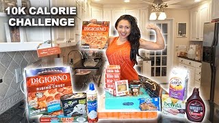 10k Calorie Challenge  Girl VS Food  Epic Cheat Day  Ashley Nocera Rematch [upl. by Hanni]