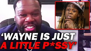 50 Cent Speaks Out About His Beef with Lil Wayne [upl. by Yliak]