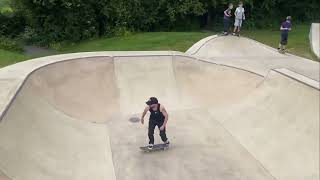 Murphy Twinz Poulton Skate Park Sesh Bradford On Avon Edit 2024 [upl. by Ahsemat50]