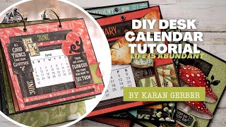 DIY Desk Calendar Tutorial [upl. by Assetal]