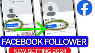 How to activate follower option in facebook account 2024  Followers on Facebook Settings 2024 [upl. by Madox142]