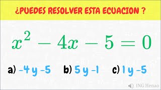 El Secreto para Resolver Ecuaciones de Segundo Grado Rápidamente⏲️🕰️ [upl. by Nahsrad441]