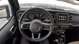 2019 Jeep Wrangler Unlimited Sahara 4dr 4x4  POV Review [upl. by Eivol]