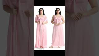 Womens 2 pic nighties with robe softcomfortable unique all night sleepwear night dresses [upl. by Anirtruc741]