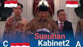 pak PRABOWO SUBIANTO PRESIDEN RI MENGUMUMKAN WAKIL MENTRIquot20242029 [upl. by Kimmel]