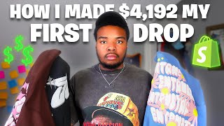 How To Make 1000 FIRST DROP With Your Clothing Brand in 2023 💰 [upl. by Mosier744]