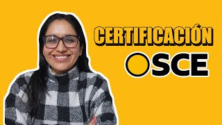 CERTIFICACIÓN OSCE [upl. by Ernst200]