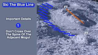 How To Ski Moguls  Blue Line Mogul Skiing Technique Video Intro [upl. by Cotsen]