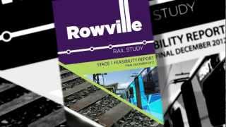 Rowville Rail Study Stage 1 Final Report Animation [upl. by Gregrory]