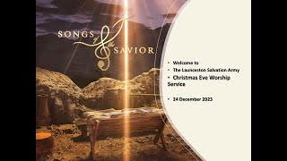 Launceston Salvation Army Christmas Eve Worship Service 24 December 2023 [upl. by Sherard]