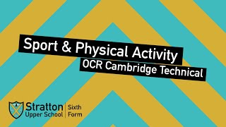 Sport amp Physical Activity  OCR Cambridge Technical [upl. by Htur178]