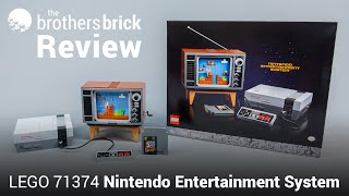 LEGO 71374 Nintendo Entertainment System  Review Demo [upl. by Ewens]