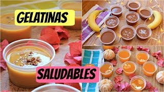 Gelatinas saludables opción vegana incluida [upl. by Sinne]