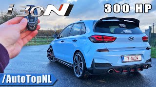 300HP Hyundai i30 N REVIEW on AUTOBAHN NO SPEED LIMIT by AutoTopNL [upl. by Tnayrb]