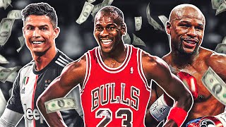 Top 10 RICHEST Athletes of All Time [upl. by Kcinemod]