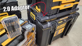 Connect DEWALT TOUGHSYSTEM 20 Products to TSTAK Modules Pro Organizers And TOUGHCASE Sets [upl. by Tra]