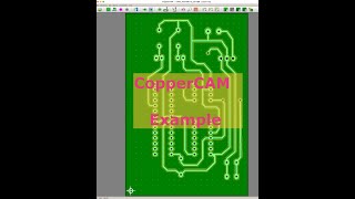 CopperCAM PCBMilling Setup Example [upl. by Hamrnand960]