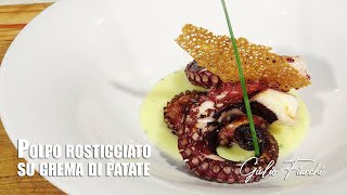 Cucina Giulio POLPO ROSTICCIATO SU CREMA DU PATATE [upl. by Rutra163]