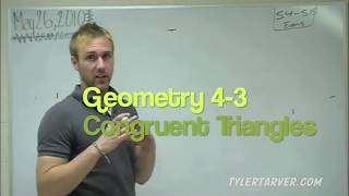 What are Congruent Triangles  GEOMETRY [upl. by Midian]