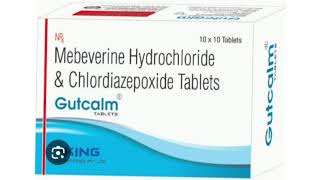 Gutcalm TABLETS Mebeverine Hydrochloride amp Chlordiazepoxide Tablets [upl. by Eshman]